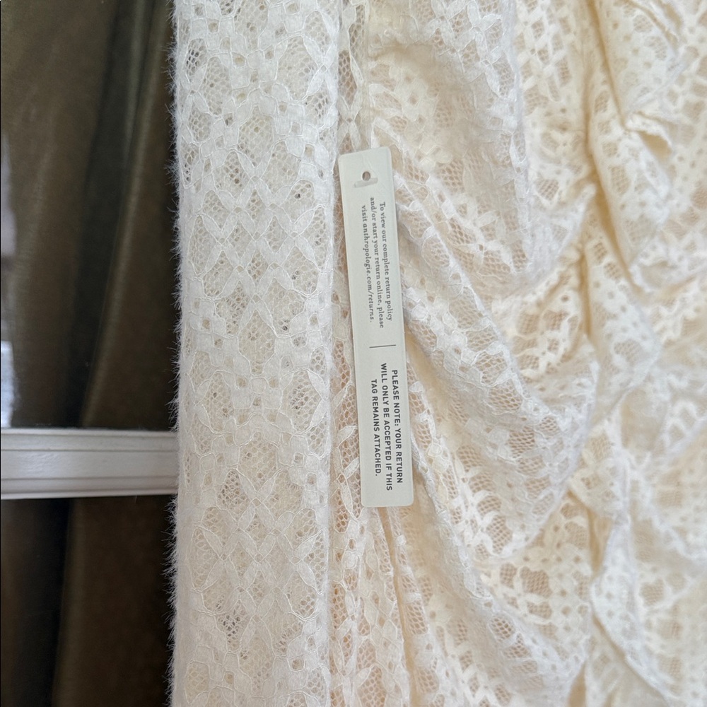 ASTR Dorian Off-Shoulder Ivory Lace Midi Dress - Picture 8 of 10